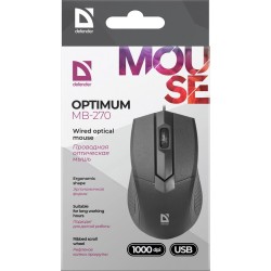 Defender Mysz Optimum Mb-270 Optical 1000Dpi 3P