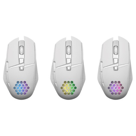 Defender Mysz Gm-514 Glory Optic Rf Rgb 3200Dpi 7P Biała 52513