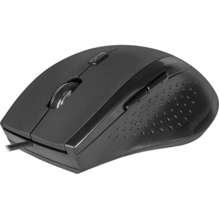Defender Mysz Przewodowa Accura Mm-362 Czarna Optical 1600Dpi 6P 52362