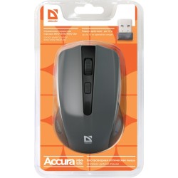 Defender Mysz Bezprzewodowa Accura Mm-935 Rf Szara Optical 1600Dpi 4P 52936