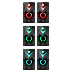 Defender Glosniki Pc J4 2.0 6W Led Usb Czarne 65964
