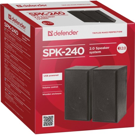 Defender Głośniki Spk-240 6W 2.0 Usb 65224