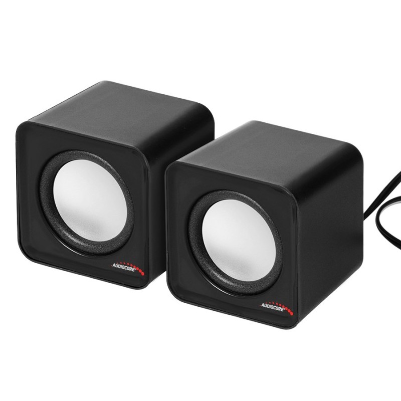 Zestaw Głośników Komputerowe Audiocore Ac870B (2.0  Kolor Czarny)