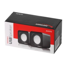 Zestaw Głośników Komputerowe Audiocore Ac870B (2.0  Kolor Czarny)