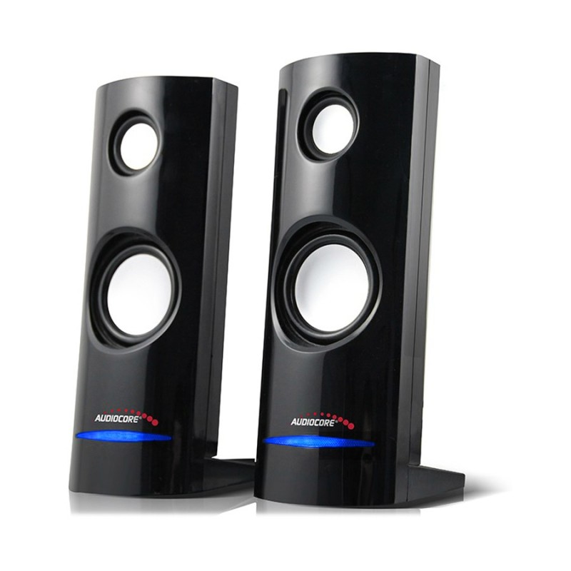 Zestaw Głośników Komputerowe Audiocore Ac860 (2.0  Kolor Czarny)
