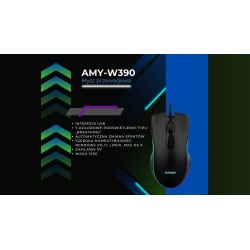 Podgrzewana Mysz Przewodowa Activejet Usb Amy-W390  30°C / 35°C / 40°C