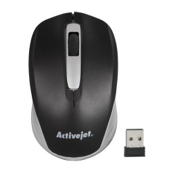 Activejet Amy-313 Mysz Bezprzewodowa Usb (Optyczna  1200 Dpi  Kolor Czarno-Szary)