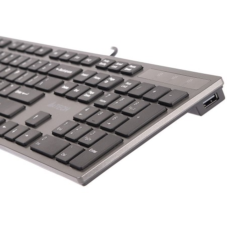 Klawiatura Membranowa A4 Tech Kv-300H A4Tkla39976 (Usb 2.0  (Us)  Kolor Czarny)