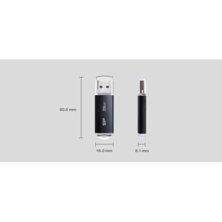 Pendrive Silicon Power Blaze B02 256Gb Usb 3.1  Kolor Czarny