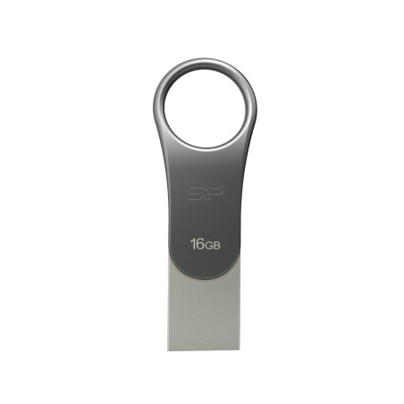 Pendrive Silicon Power Mobile C80 16Gb Usb 3.1/Type-C Silver