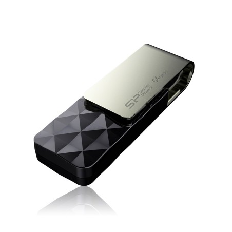 Pendrive Silicon Power Blaze B30 64Gb Usb 3.1 Kolor Czarny (Sp064Gbuf3B30V1K)