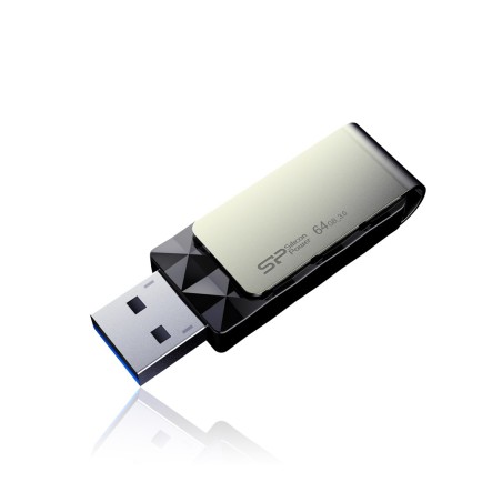 Pendrive Silicon Power Blaze B30 64Gb Usb 3.1 Kolor Czarny (Sp064Gbuf3B30V1K)