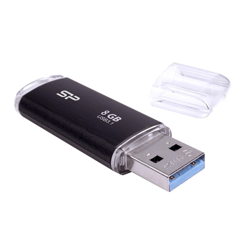 Pendrive Silicon Power Blaze B02 8Gb Usb 3.1 Kolor Czarny (Sp008Gbuf3B02V1K)