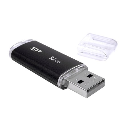 Pendrive Silicon Power Ultima U02 32Gb Usb 2.0 Kolor Czarny (Sp032Gbuf2U02V1K)