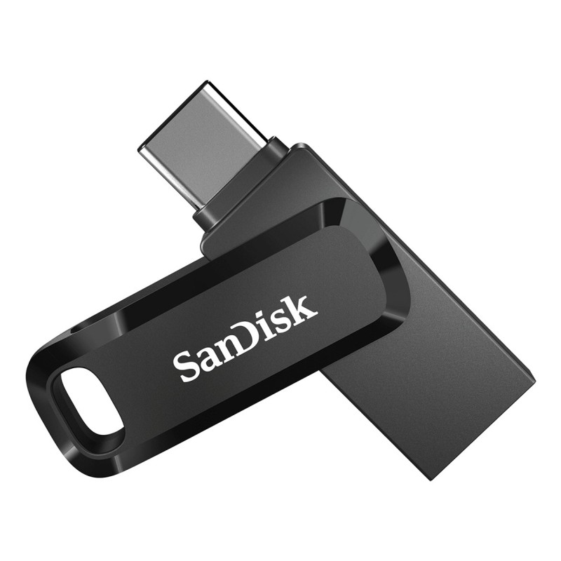 Pendrive Sandisk Ultra Dual Go Sdddc3-128G-G46 (128Gb  Usb 3.0, Usb-C  Kolor Czarny)