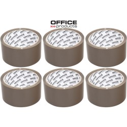 Taśma Pakowa Office Products 48Mm/50Y Hot-Melt Brązowa (6)