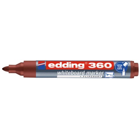 Marker Do Tablic Okrągła Końcówka 1,5-3 Mm Brązowy Edding 360/007/Br