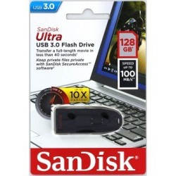 Pendrive Sandisk Cruzer Sdcz48-128G-U46 (128Gb  Usb 3.0  Kolor Czarny)