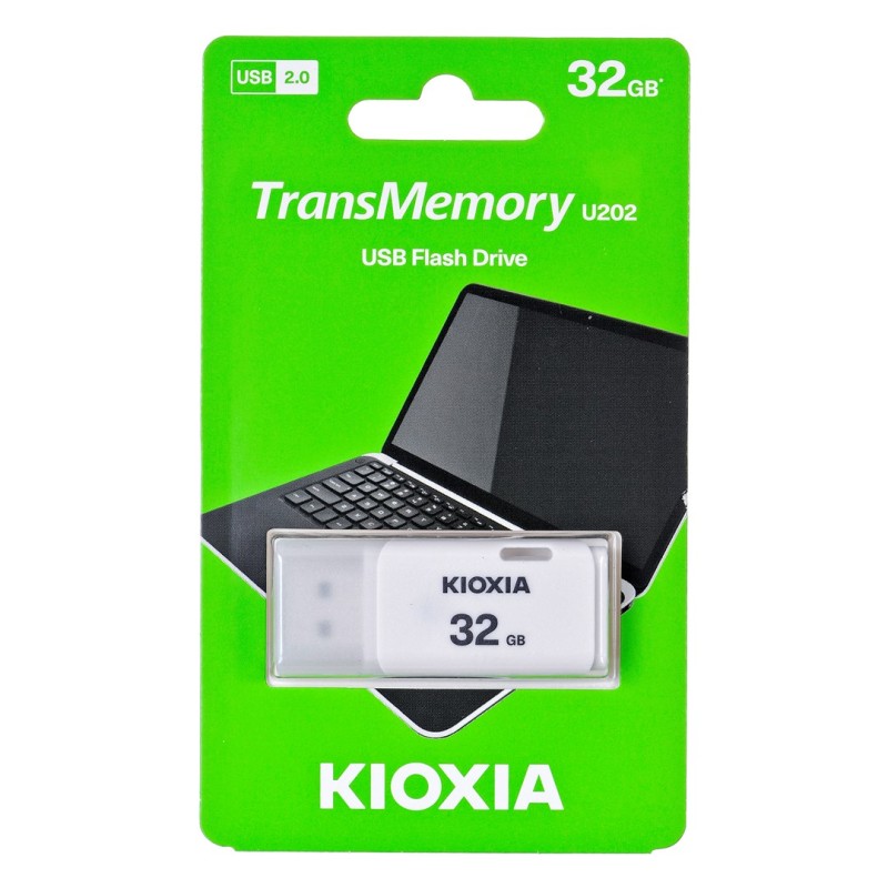 Kioxia Flashdrive U202 Hayabusa 32Gb White