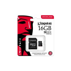 Kingston Microsdhc 16Gb Industrial C10 A1 Pslc Card