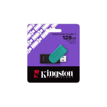 Kingston Flash 128Gb Usb 3.2 Gen 1 Datatraveler Exodia S B+T