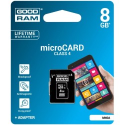 Karta Goodram M40A-0080R11 (8Gb  Class 4)
