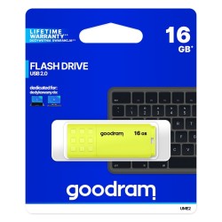Pendrive Goodram Ume2 Ume2-0160Y0R11 (16Gb  Usb 2.0  Kolor Żółty)