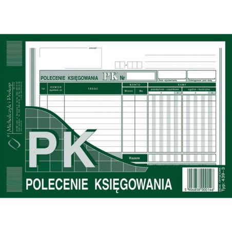 Polecenie Księgowania A5 (Offset)