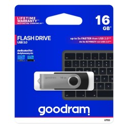 Pendrive Goodram Twister Uts3-0160K0R11 (16Gb  Usb 3.0  Kolor Czarny)
