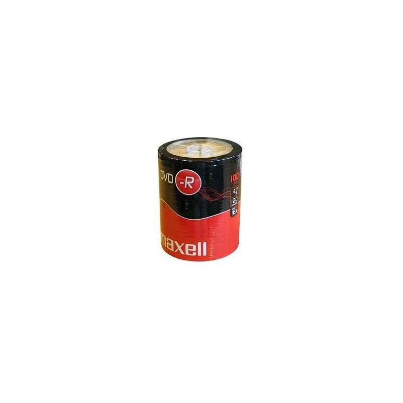 Maxell Dvd-R 4,7Gb 100 Szt.  W Opakowaniu Shrink. Prędkość Zapisu 16X, 120 Min.  Przeznaczenie Nagrywanie Multimediów.