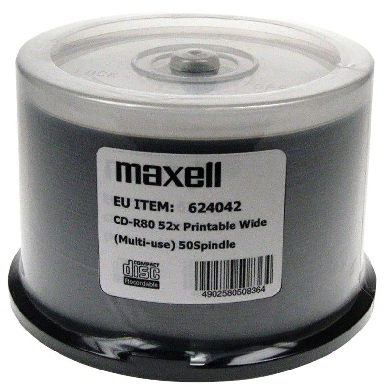 Maxell Cd-R 700Mb  50 Szt. 52X80 Min, Spindel, Płyta Do Nadruku