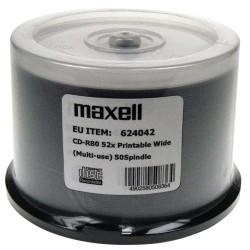 Maxell Cd-R 700Mb  50 Szt. 52X80 Min, Spindel, Płyta Do Nadruku