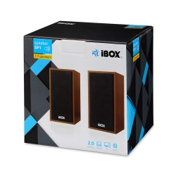 Zestaw Głośników Ibox Iglsp1 Iglsp1 (2.0  Kolor Brązowy)