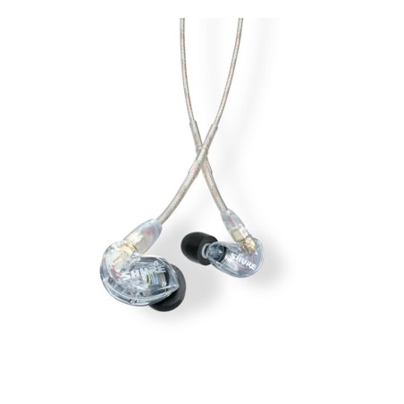 Shure Se215-Cl-Efs - Słuchawki Douszne, Odłączany Kabel, Przezroczyste