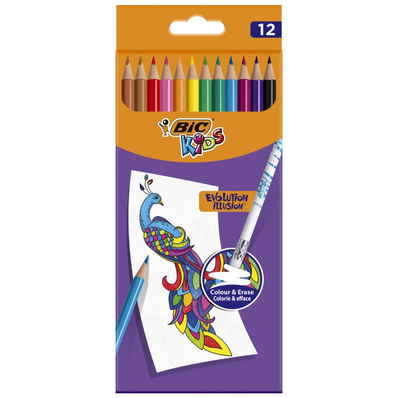 Kredki Ołówkowe Bic Kids Evolution Illusion  987868