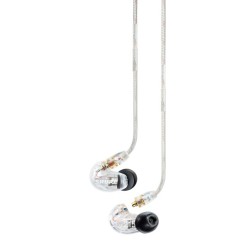 Shure Se215-Cl-Efs - Słuchawki Douszne, Odłączany Kabel, Przezroczyste