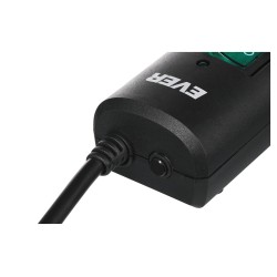 Listwa Przeciwprzepięciowa Ever Optima 1,5M (6 X Ute  10 A  Kolor Czarny) (T/Lz08-Opt015/0000)