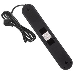 Maclean Listwa Zasilająca, Przedłużacz5 Gniazd + 3Xusb, 110-240V Ac 50/60Hz, 2.1A Max 2500W, 1,5M, Czarna Mce395 B