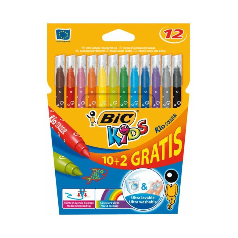 Flamastry Bic Kid Couleur