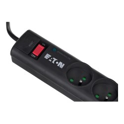 Listwa Przeciwprzepięciowa Eaton Ps6F (6 X Ute  10 A  Kolor Czarny)