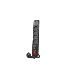 Listwa Przeciwprzepięciowa Acar F4 Usb A+C (Szybka Ładowarka) 5M   Czarny