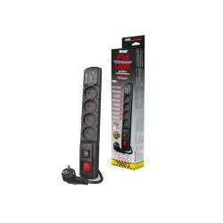 Listwa Przeciwprzepięciowa Acar F4 Usb A+C (Szybka Ładowarka) 5M   Czarny