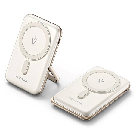 Bezprzewodowy Magnetyczny Powerbank Vention 20W Pd 10000 Mah Biały