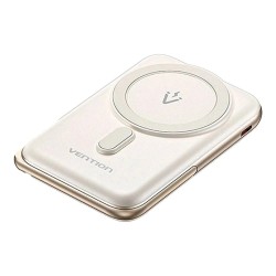 Bezprzewodowy Magnetyczny Powerbank Vention 20W Pd 10000 Mah Biały