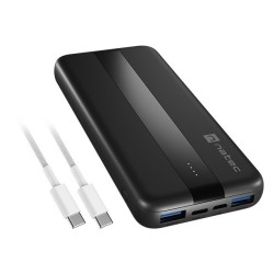Natec Powerbank Trevi Slim Q V2 10000Mah Pd Usb-C 20W + Usb-A 18W + Kabel Usb-C