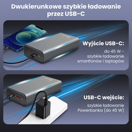 Extralink Epb-126 20000Mah Fast Charging Power Bank