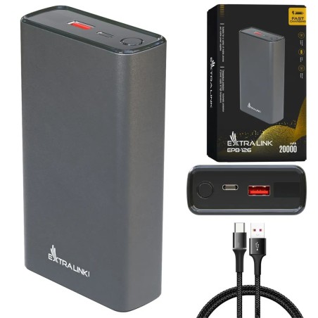 Extralink Epb-126 20000Mah Fast Charging Power Bank