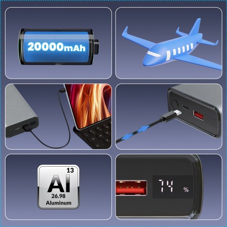 Extralink Epb-126 20000Mah Fast Charging Power Bank