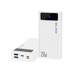 Blow Power Bank 20000Mah Qc+Pd 20W + Lightning Biały Pb20E