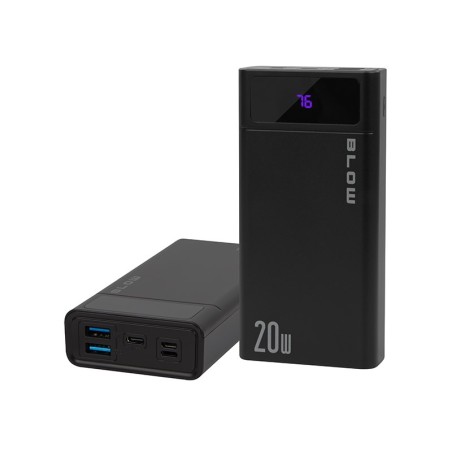 Blow Power Bank 20000Mah Qc+Pd 20W + Lightning Czarny Pb20E